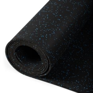 Blue Crumb Rubber Gym Flooring Roll - Image 1