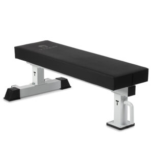 TITAN Series Single Post Flat Bench - Image 5