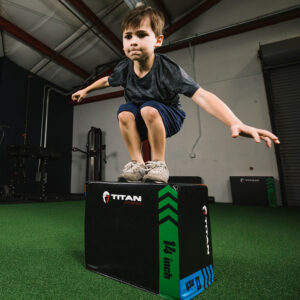 Youth 3-In-1 Heavy Foam Plyo Box – 12" x 14" x 16" - Image 2
