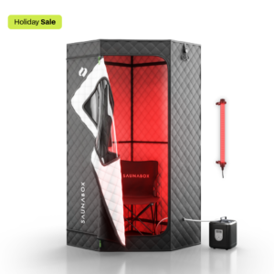 SaunaBox® SmartSteam Pro With Red-Light Therapy - Image 1