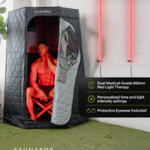 SaunaBox® Pulse PRO: Infrared Sauna with Red-light Therapy - Image 3