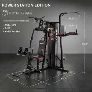 GMWD Multi Gym Station with Weight Stack HGS | Home Gym System - Image 3